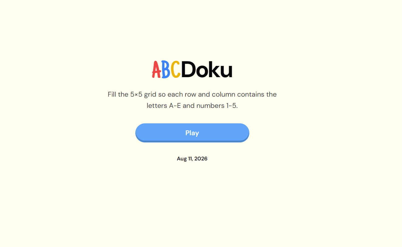 ABCDoku preview